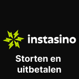 Instasino Storten en uitbetalen